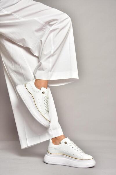 Fox Shoes T 820664009 Bílé tenisky s tlustou podrážkou Tenisky