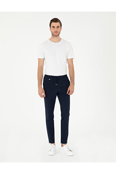 Pierre Cardin Lacivert Klasik Jogger Pantolon 50287780-VR033