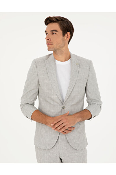 Pierre Cardin Gri Ex. Slim Fit Takım Elbise 50285291-VR024