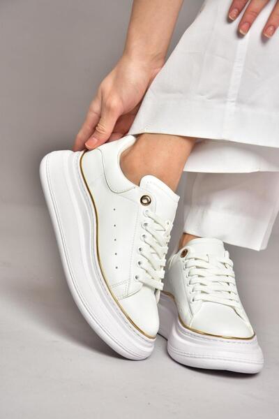 Fox Shoes T 820664009 Bílé tenisky s tlustou podrážkou Tenisky