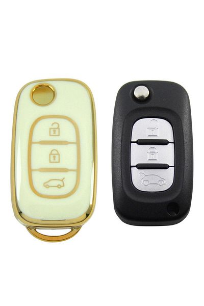 babikamium Renault Megane Iii Fluence 3 - White Auto Switch Control Container with Installation