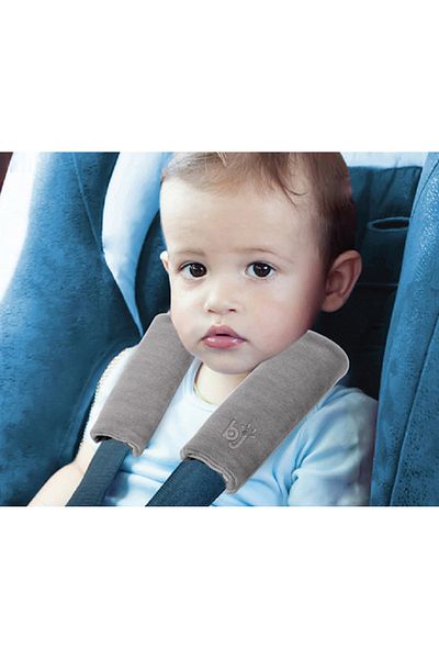 Babyjem Set 2 protectii pentru centura de siguranta, BabyJem, gri