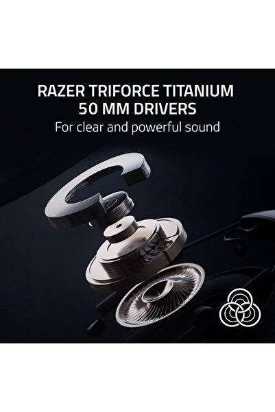 RAZER BlackShark V2 HyperSpeed Wireless Gaming Headset (2.4 GHz, USB) - White