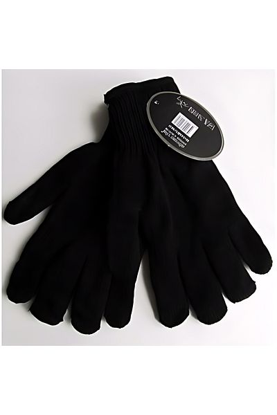 Yünsa Black Double Layer Wool Gloves