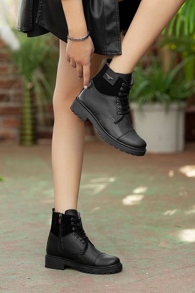 Zegeshoes Unisex-Stiefel aus Schafsleder mit Reißverschluss, kalt und wasserdicht, schwarze, rutschfeste Sohle, Unisex-Winterstiefel
