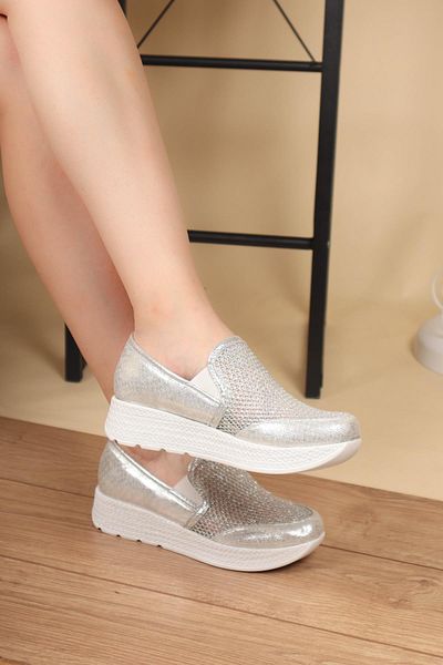 Birikon Pantofi cu garnitură Sultan Mesh SILVER