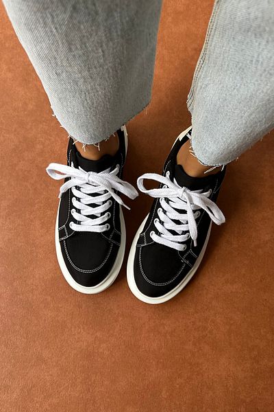 Mupa Shoes Μαύρα γυναικεία αθλητικά παπούτσια