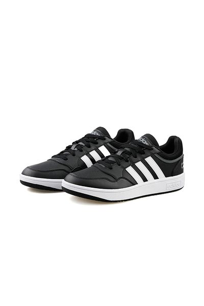 adidas Hoops 3.0 Black Sneakers - Daily Shoes