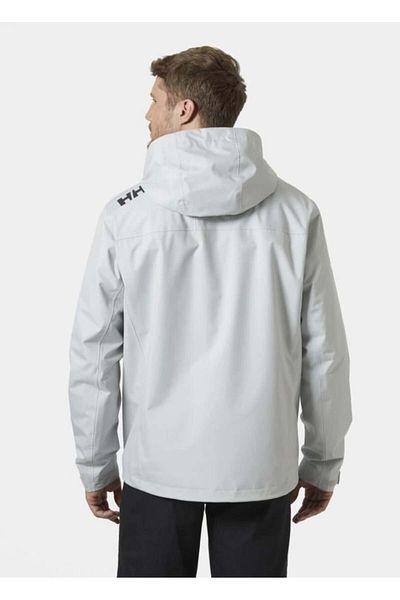 Helly Hansen Helly Hansen Men's Gray Midlayer Coat - Crew Hooded, Hha.34442-Hha.853