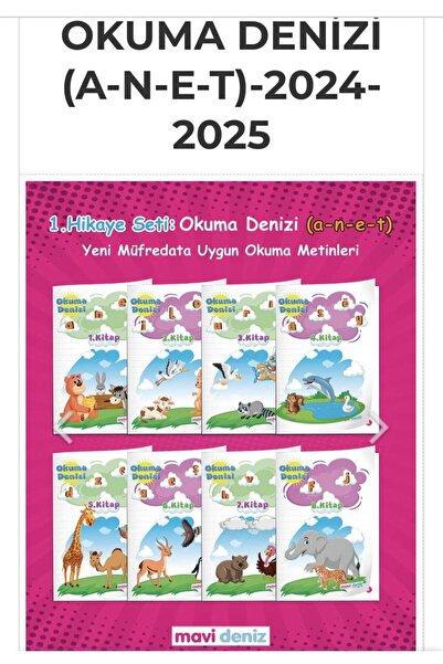 Mavi Deniz Yayınları mavideniz yayınları 1.sınıflar için  okuma denizi(A-N-E-...