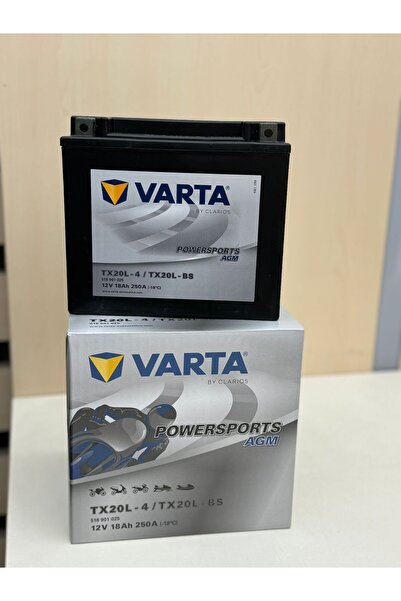 Varta Ytx20l-bs 12v18ah Bakımsız Agm Motosiklet Aküsü