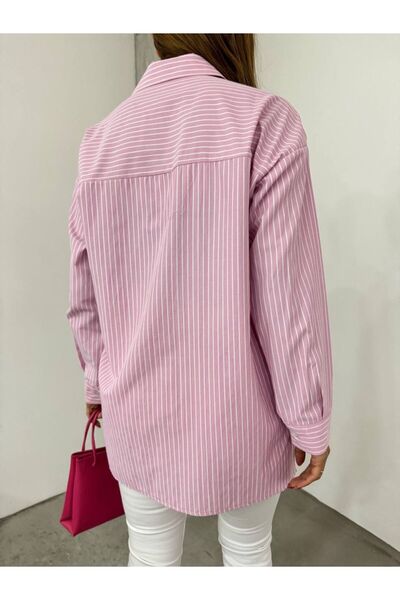 Asia ASİA (POPLİN KUMAŞ) ÇİZGİLİ GÖMLEK