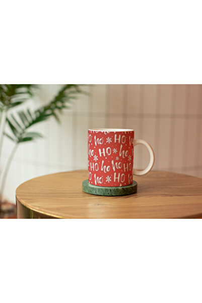 EYBaskı Tasarım BEYAZ PORSELEN YILBAŞI NOEL TEMALI BASKI KUPA