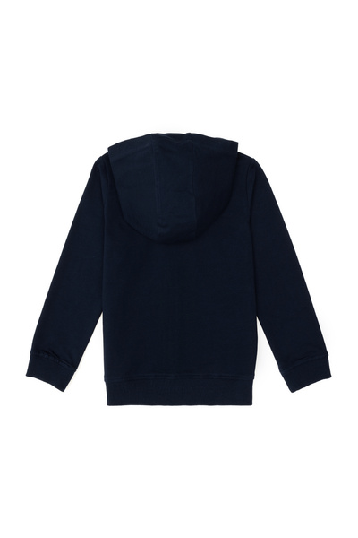 U.S. Polo Assn. Kız Çocuk Lacivert Fermuarlı Basic Sweatshirt 50296390-VR033