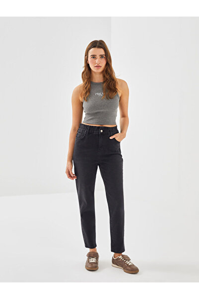LC Waikiki Lcw Beli Lastikli Slim Fit Kadın Jean Pantolon