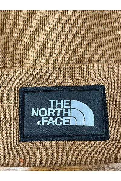 hamze Унисекс акрилна сгъната зимна шапка с етикет Tnf
