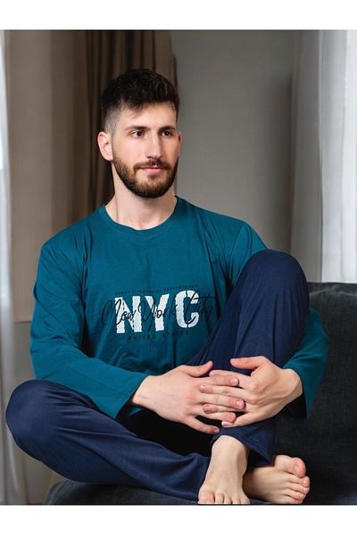 Sude Men's Cotton Pajama Set