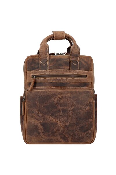 Greenburry Rucsac vintage din piele, 31 cm