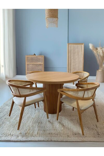 Albero Home Açelya Masa Takımı 120x120