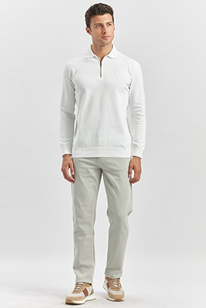 İmza Ανοιχτόχρωμο μακρυμάνικο πλεκτό πόλο λαιμόκοψη λεπτή εφαρμογή Πλεκτό 1012245150