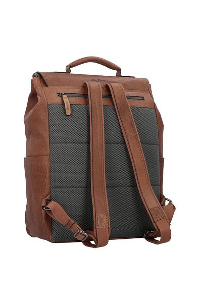 STRELLSON Hyde Park Business backpack Leather 43 cm Laptop compartment