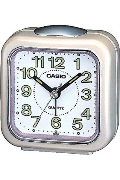 Casio Tq-142-7df Alarmlı Işıklı Beyaz Çalar Masa Saati