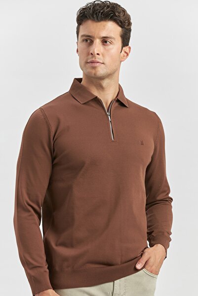 İmza Μακρυμάνικο πλεκτό πόλο λαιμόκοψη λεπτή εφαρμογή Πλεκτά με λεπτή εφαρμογή 1012245150