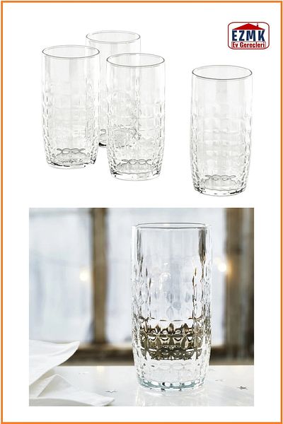 IKEA Fröjda Glass Set \ 4-Piece Soft Drink Glass \ Water Glass 400 ml