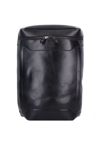 Buckle & Seam Siwa backpack leather 47 cm laptop compartment