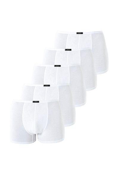 Arma Yıldız Ανδρική λεπτή μέση ελαστική Bamboo Boxer White Πακέτο 5