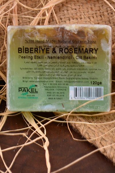 Gurmepark Natural Rosemary Rosemary Peeling Effect Moisturizing Skin Soap