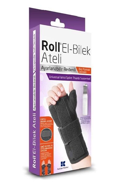 Roll Hand Wrist Brace with Thumb Support (Size Free)