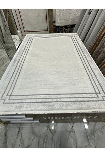 Kumru Bambu Halı %100 Gri ARGIN HALI