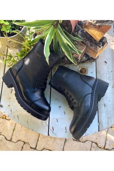 Bulldozer 220520 Γυναικείες Μπότες από Γνήσιο Δέρμα