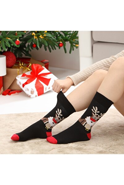 Esinti Ανδρικές Γυναικείες μακριές κάλτσες Χριστουγεννιάτικο χριστουγεννιάτικο δώρο Παιδική κάλτσα Πολύχρωμες μακριές κάλτσες