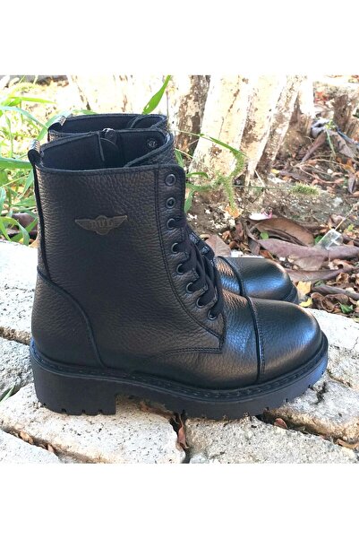 Bulldozer 220520 Γυναικείες Μπότες από Γνήσιο Δέρμα