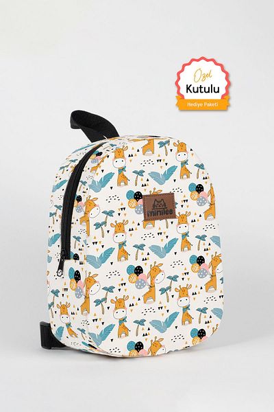 Minilee Cute Giraffes 0-8 Years - Kids Kindergarten, Nursery Backpack