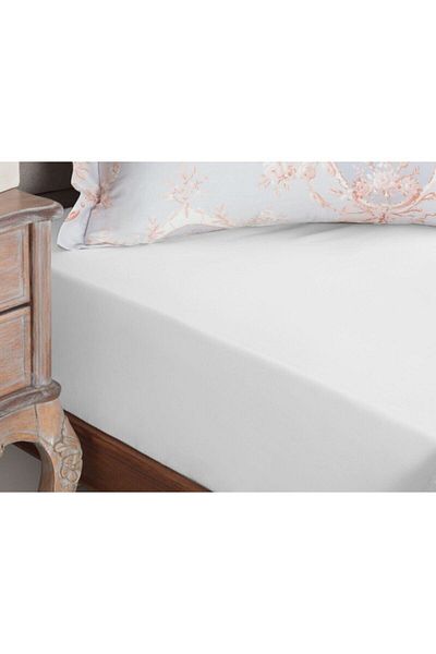 Ala Perde By İtalyanhomestore Cotton Satin Plain - King Size - Oversize - Elastic Sheet