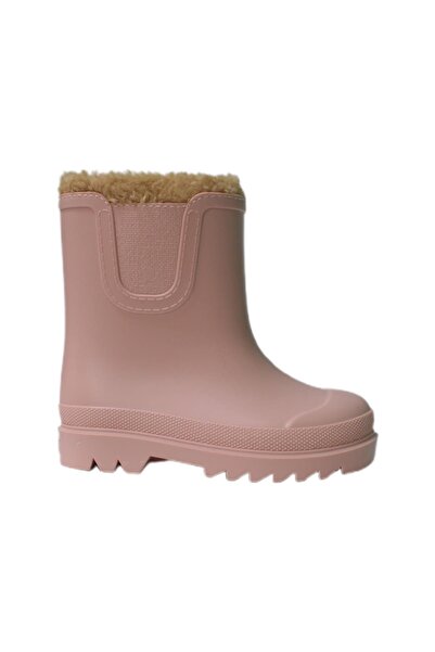 IGOR İgor Tokio Kürklü Çocuk Yağmur Çizmesi Pudra
