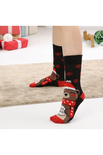 Esinti Ανδρικές Γυναικείες μακριές κάλτσες Χριστουγεννιάτικο χριστουγεννιάτικο δώρο Παιδική κάλτσα Πολύχρωμες μακριές κάλτσες