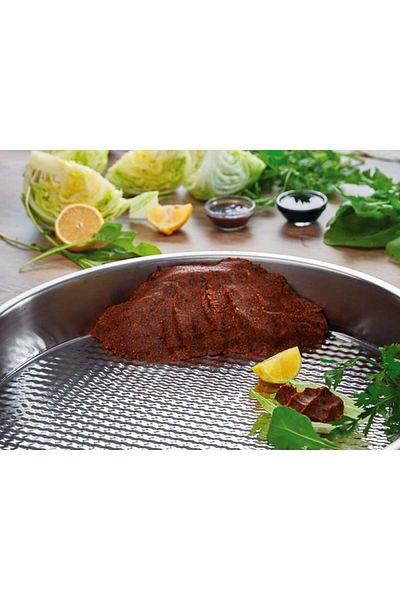 KAPLANBABA 51 cm Stainless Raw Meatball Tray - Thick and Leather Kneading Container, Leather Bowl 9 cm