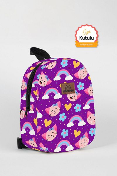 Minilee Happy Cats 0-8 Years - Kids Kindergarten, Nursery Backpack