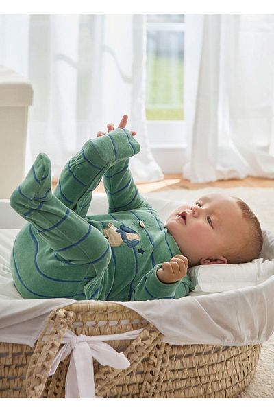 MAYORAL Baby Boy Velvet Dog Patterned Jumpsuit 2792
