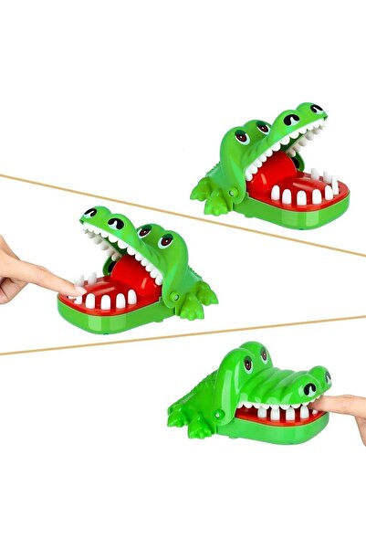 EL YAPIMI Timsah Köpekbalığı Diş Hekimi Çocuk Masa Oyunu,timsah Isırma Parmak Oyunları Eğlenceli Oyuncak