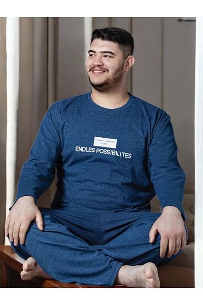 Ercan Men's Plus Size Pajama Set