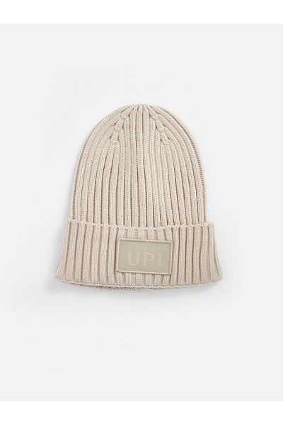 LC Waikiki Lcw Accessories Beige Printed Boy's Beanie
