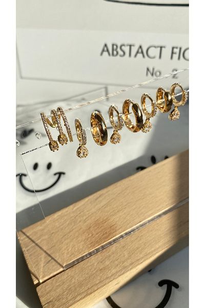 GAMZE STEEL VIP CIGARDS INCLUDED EARRING SET