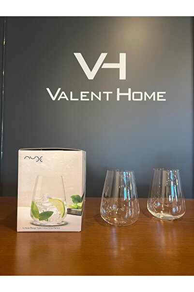 NUDE Paşabahçe Nude Stem Zero 22365  Vertigo 2'li Su Bardak