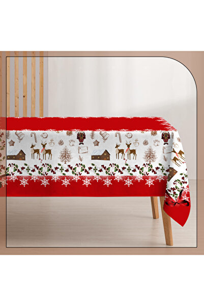 Razz Moda مفرش طاولة مطبوع رقمي ملون بنمط عيد الميلاد