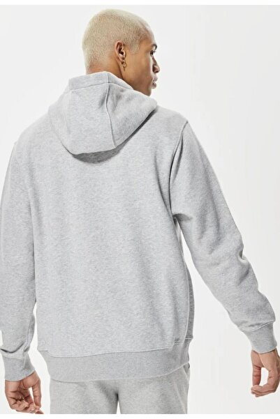 Nike Club Graphic Pullover Erkek Gri Sweatshirt